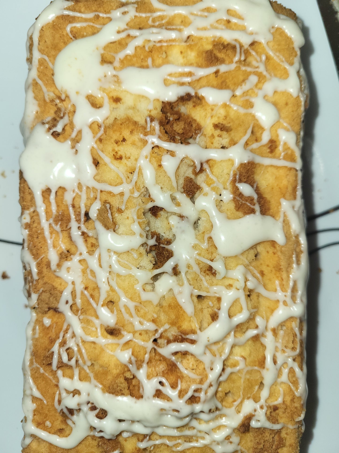 Drunken Bourbon Pound Cake with Salted Whiskey Glaze