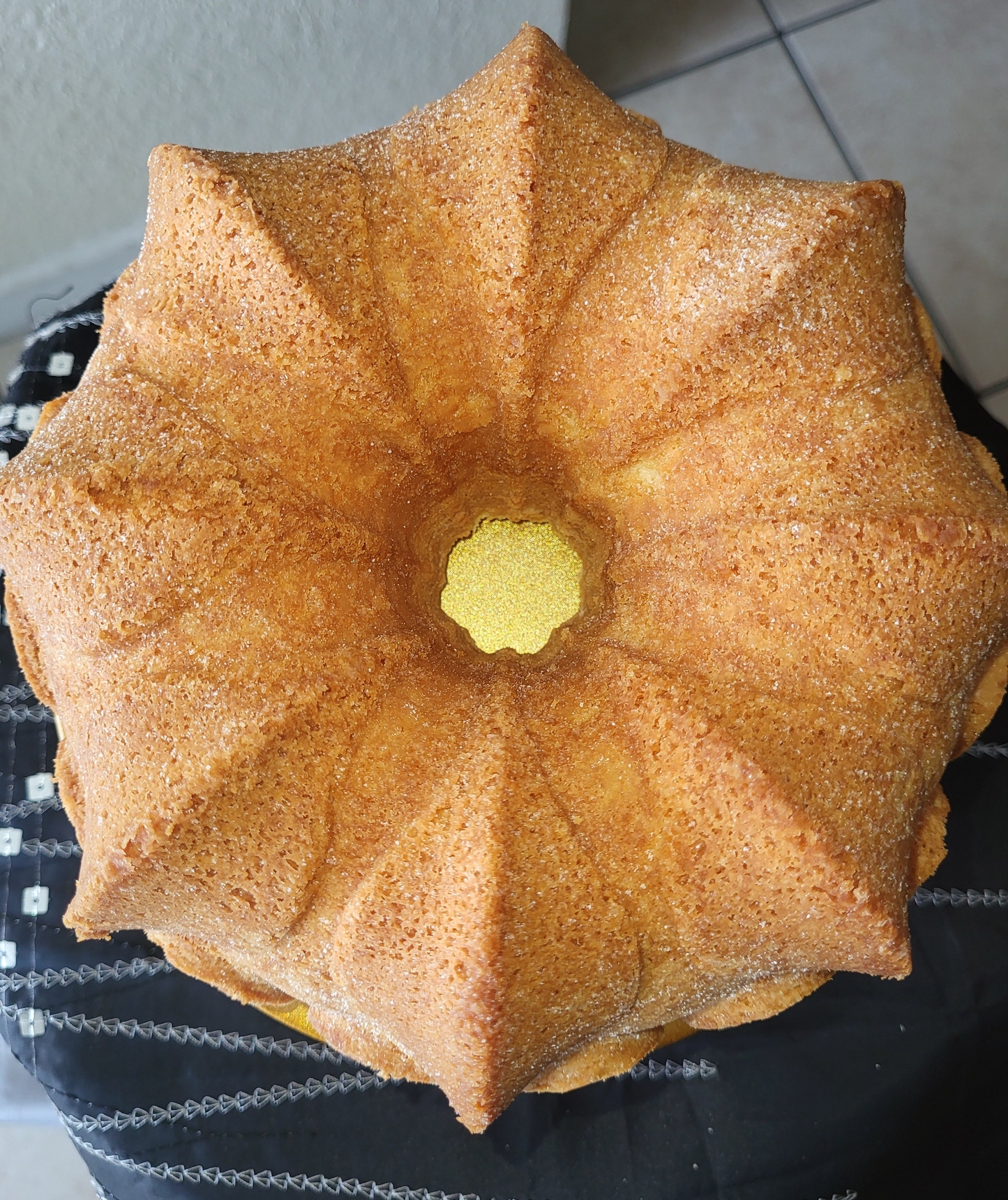 Thanksgiving Pre Order Drunken Bourbon Pound Crown Cake with Salted Whiskey Glaze