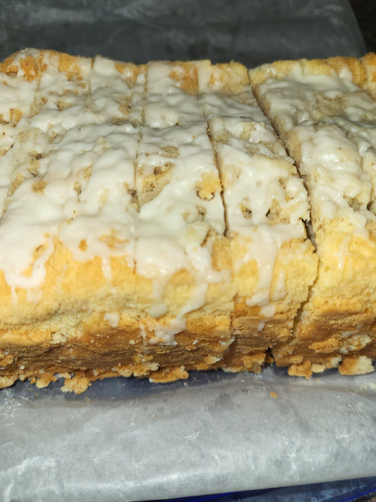 Drunken Bourbon Pound Cake with Salted Whiskey Glaze